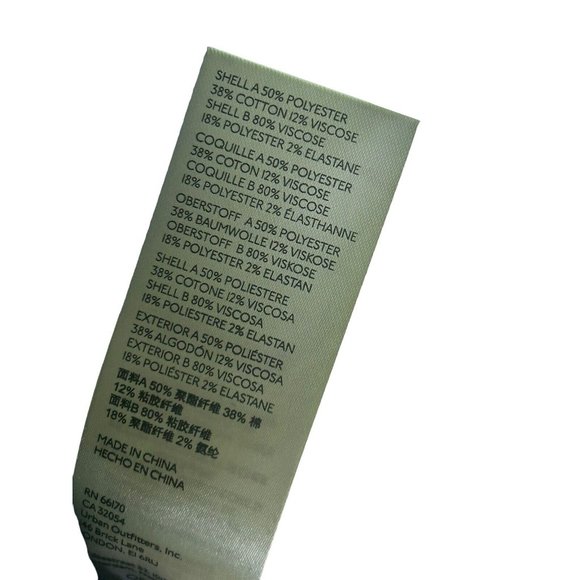 Anthropologie Pilcro Pullover V-Neck blouse combo Sz M - Picture 9 of 9